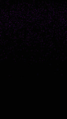 Falling purple particles abstract background for festive designs