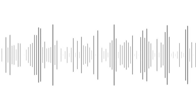Podcast sound waves for online audio streaming and podcasting or music player and mobile phone voice message soundwaves. Sketch of musical soundtrack. Frequency audio waveform