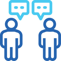 Chat Message Bubbles Icon for Conversation