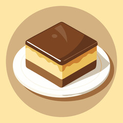 “Rich Chocolate Nanaimo Bars with Smooth Custard Filling  Homemade Dessert Squares”