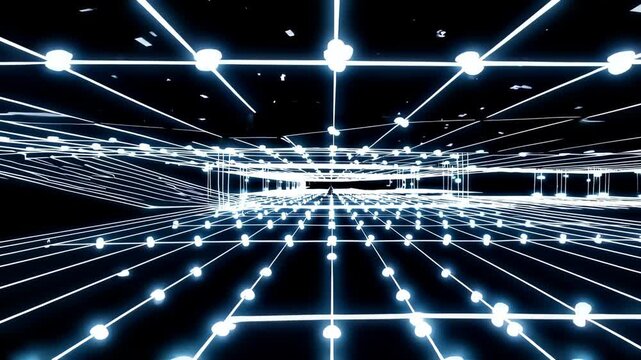 Vibrant orange let's go neon sign glowing on dark background, motivational phrase and call to action concept