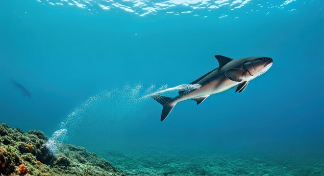Sepia Mirabilis Releasing Subtle Jet of Water While Maneuvering Near Seabed Marine Behavior