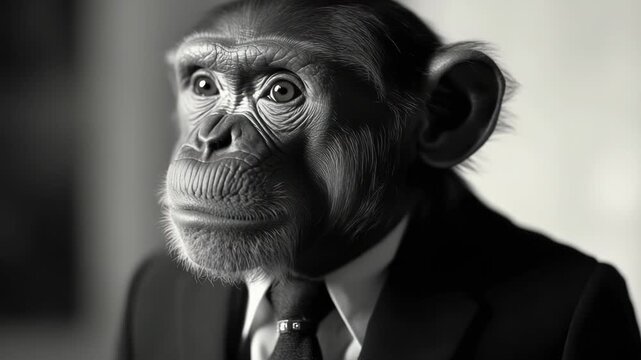 Monkey in Suit