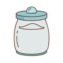 glass, jar, container, pot, empty, bottle, object, vector, brown
