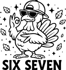 67 meme SVG, 67 SVG, Cute 67 SVG, 6-7 meme design SVG