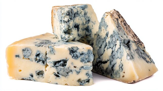 Indulge in creamy blue cheese wedges, perfect for gourmet cheese boards and culinary creations, adding a touch of sophisticated flavor to your next dining experience