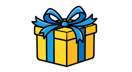 Obraz premium christmas gift box isolated on white background