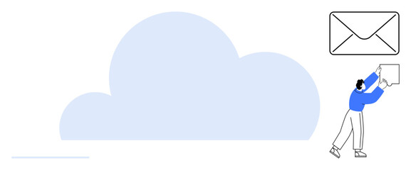 Cloud storage. Cloud supports secure file storage and efficient email sharing. Cloud helps streamline digital file management. For business, communication, technology, data storage, and collaboration