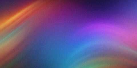 Abstract gradient background and vibrant colors grainy background glowing color noise texture banner header cover poster backdrop design