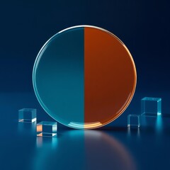 Social performance balance background for ESG visuals