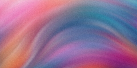 Abstract swirls of pastel pink blue and purple colors with textured grainy background glowing color noise texture banner header cover poster backdrop design