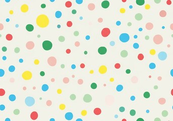 Playful polka dot pattern texture for backgrounds