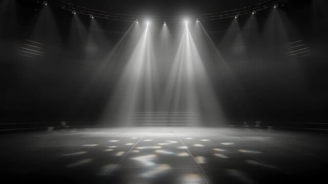 Exciting performance space with dramatic lighting effects