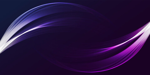 Beautiful glow flare and spark. Red blue special effect, speed police line. Magic of moving fast motion laser beams, horizontal light rays. Abstract neon color glowing lines background. Vector