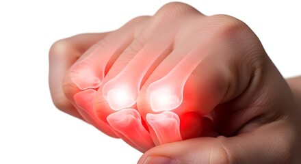 Hand Pain: Inflammation and Arthritis Illustration