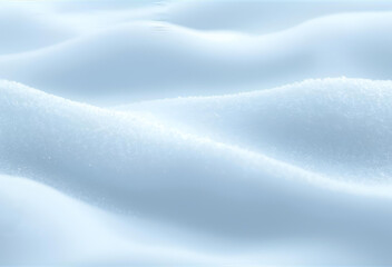 Abstract Snowy Waves