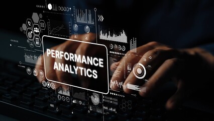 Hands on Keyboard Featuring Performance Analytics with Digital Graphs and Data Visualizations. Asymptotic smart data analytic.