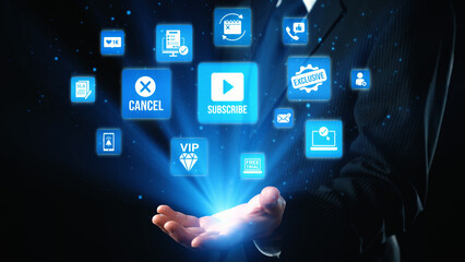 Concept of subscription services provides exclusive digital content. This model offers continuous access, enhancing subscription services with personalized experiences and benefits. Gist