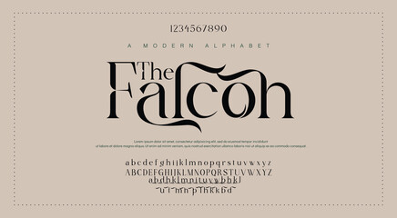 Luxury font alphabet logo. Typography beauty fashion elegant minimalist serif italic fonts decorative wedding vintage retro logos. vector illustration.