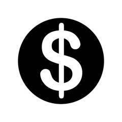 Obraz premium Vector illustration of single isolated dollars icon 