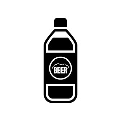Vector illustration of single isolated beer icon 