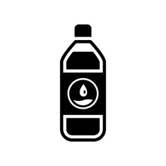 Vector illustration of single isolated water bottle icon 