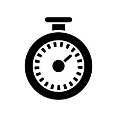 Vector illustration of single isolated timer icon 