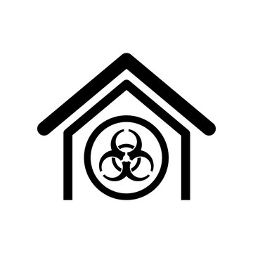 Vector illustration of single isolated danger icon