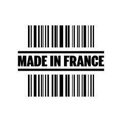 Vector illustration of single isolated made in france icon