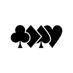 Vector illustration of single isolated poker icon