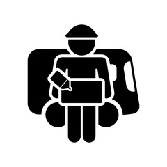 Bellboy concept icon