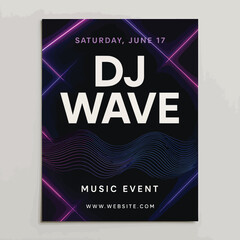 Music Event mockup poster