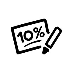 Discount label icon