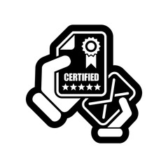 Mail with certification document