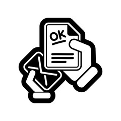 Mail with a positive response