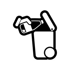 Separate waste collection icon