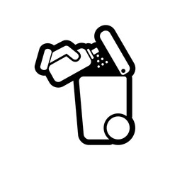 Separate waste collection icon