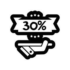 Discount label icon