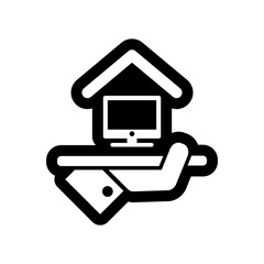 Hotel icon. Television.