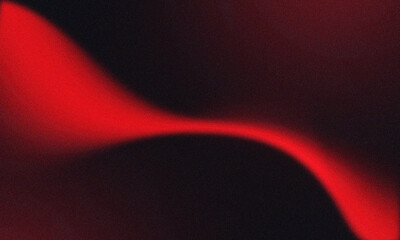 Dynamic Abstract Red and Black Wave Gradient Background with Heavy Grain Texture