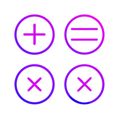 Obraz premium buttons for web