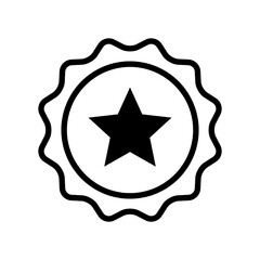 Rating sign - Vector flat minimal icon