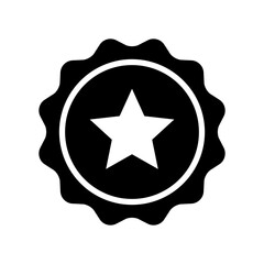 Rating sign - Vector flat minimal icon