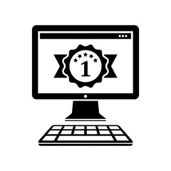 Best rated pc - Vector flat minimal icon