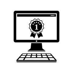 Best rated pc - Vector flat minimal icon