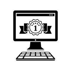 Best rated pc - Vector flat minimal icon