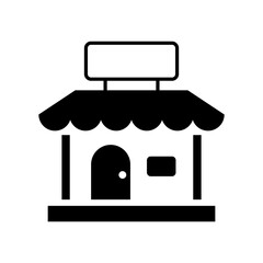 Shop symbol - Vector flat minimal icon