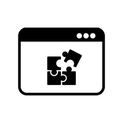 Application for team work - Vector flat minimal icon