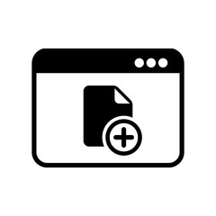 New file - Vector flat minimal icon