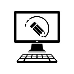 Designer software - Vector flat icon